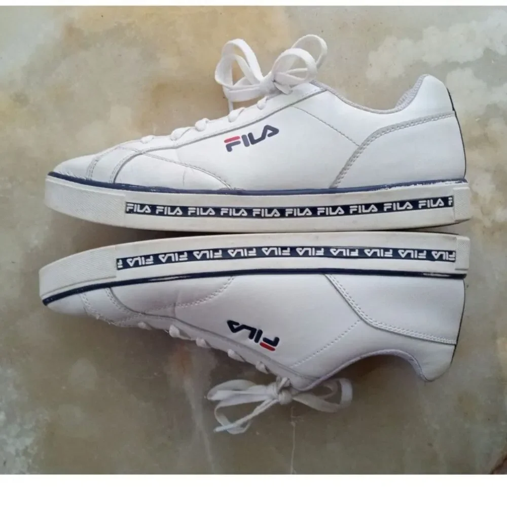 FILA Men's sz. 8 Original Court Leather White Shoes